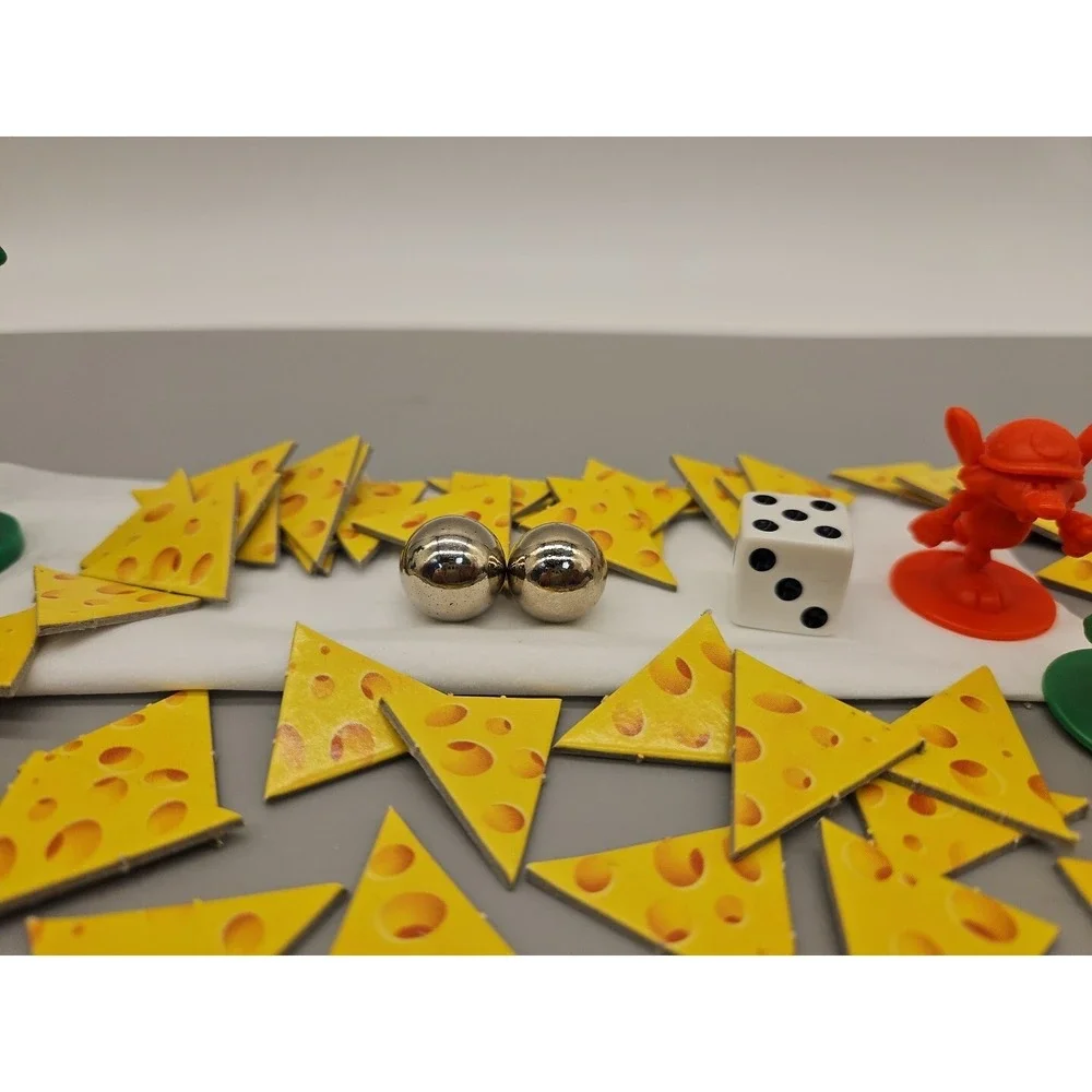 Mouse Trap Board Game Replacement Parts Mice Balls Diver Cheese Lot Of‎ 59